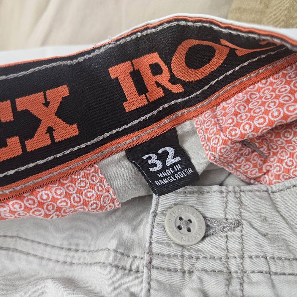 Men's Iron Co Flex Cargo Work Shorts Lot 32w 4 Pairs 10" Inseam - Picture 3 of 8
